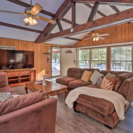 Rustic Lake Harmony Home With Fire Pit And Hot Tub! Exterior photo